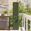 Vidaxl tuin privacy screen bloemen olijfgroen 32 x 32 x 150 cm