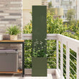 Vidaxl tuin privacy screen fretwerk olijfgroen 32 x 32 x 150 cm
