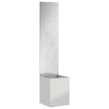 Vidaxl tuin privacy screen zilver 32 x 140 cm gegalvaniseerd staal