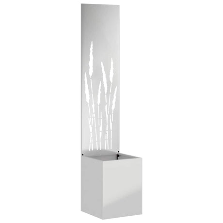 Vidaxl tuin privacy screen zilver 32 x 140 cm gegalvaniseerd staal