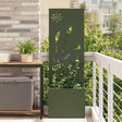 Vidaxl tuin privacy screen fretwerk olijfgroen 50 x 32 x 150 cm