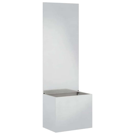 Vidaxl tuin privacy screen zilver 50 x 32 x 150 cm roestvrij staal