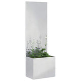 Vidaxl tuin privacy screen zilver 50 x 32 x 150 cm roestvrij staal