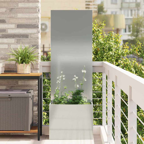 Vidaxl tuin privacy screen fretwerk zilver 50 x 32 x 150 cm