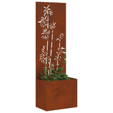 Vidaxl tuin privacy screen roestig 50 x 32 x 150 cm cortenstaal