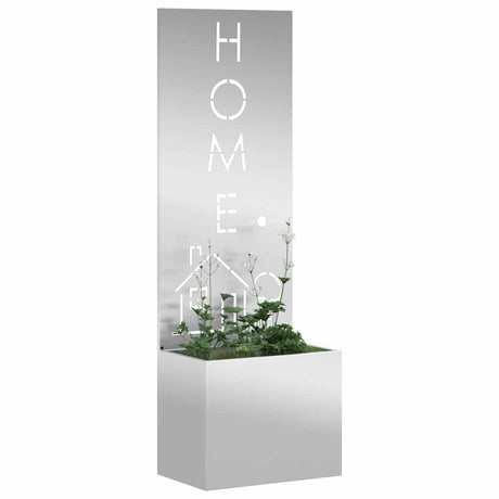 Vidaxl tuin privacy screen zilver 50 x 140 cm gegalvaniseerd staal