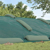 Vidaxl siloafdekking groen 6 x 5 m hdpe