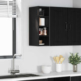 Vidaxl hangkast zwart eiken 20 x 29,5 x 60 cm bewerkt hout