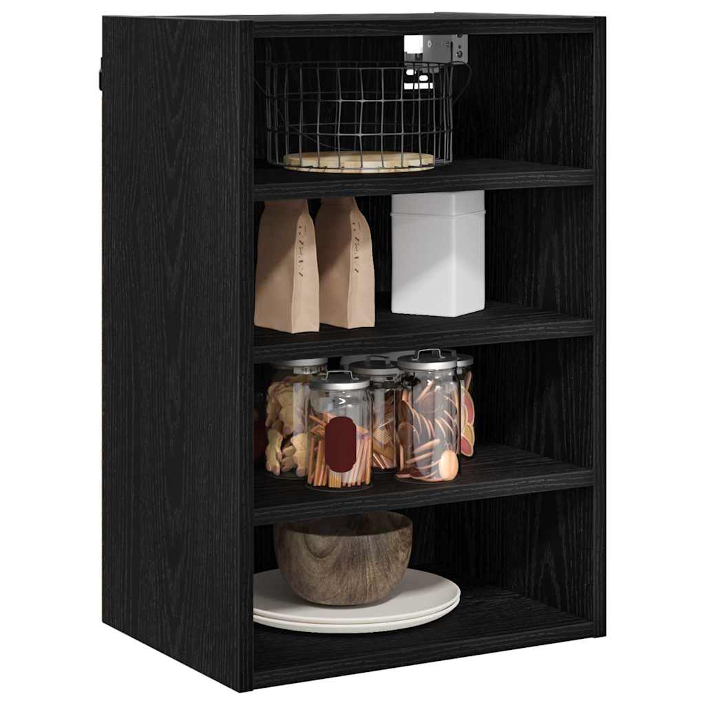Vidaxl hangkast zwart eiken 40 x 29,5 x 60 cm bewerkt hout