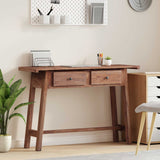 Vidaxl bureau met lade bruin 110 x 30 x 79 cm massief mahoniehout