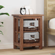 Vidaxl bijzettafel bruin 38 x 28 x 50 cm massief mahoniehout