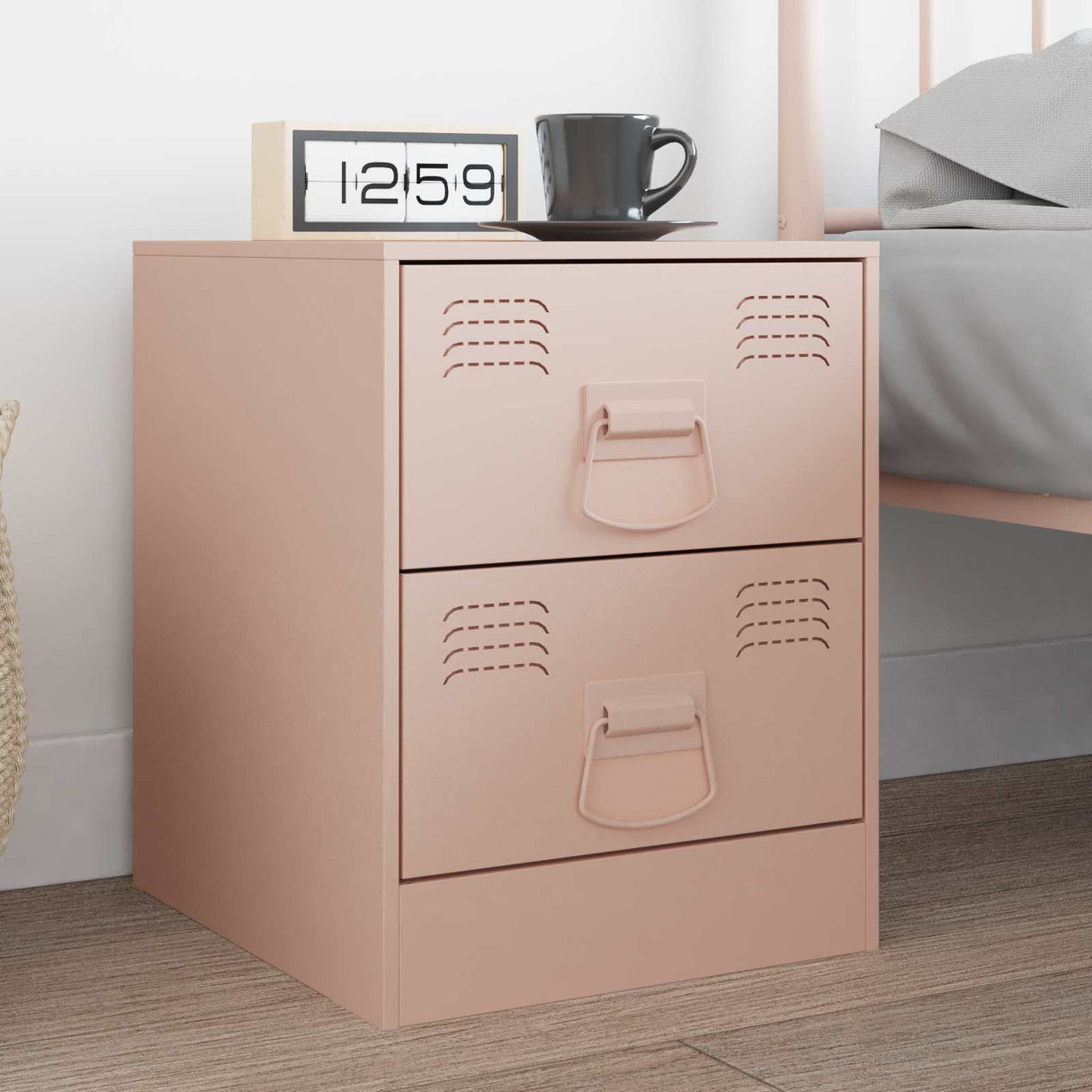 Vidaxl kast handvatten 12 pcs roze 85 x 45 mm metaal
