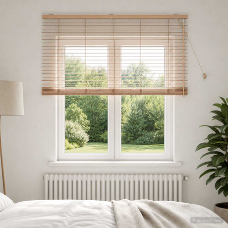Vidaxl venetiaanse jaloezie eiken look 125 x 130 cm 35 mm
