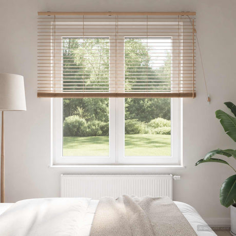 Vidaxl venetiaanse jaloezie eiken look 155 x 160 cm 35 mm