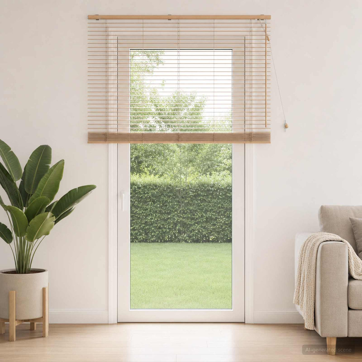 Vidaxl venetiaanse jaloezie eiken look 160 x 250 cm 35 mm