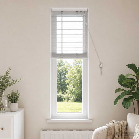 Vidaxl venetiaanse jaloezie wit 45 x 130 cm 35 mm