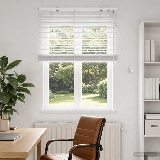 Vidaxl venetiaanse jaloezie wit 95 x 130 cm 35 mm