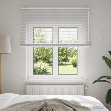 Vidaxl venetiaanse jaloezie wit 125 x 130 cm 35 mm