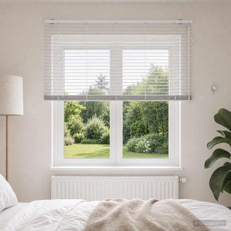 Vidaxl venetiaanse jaloezie wit 145 x 130 cm 35 mm