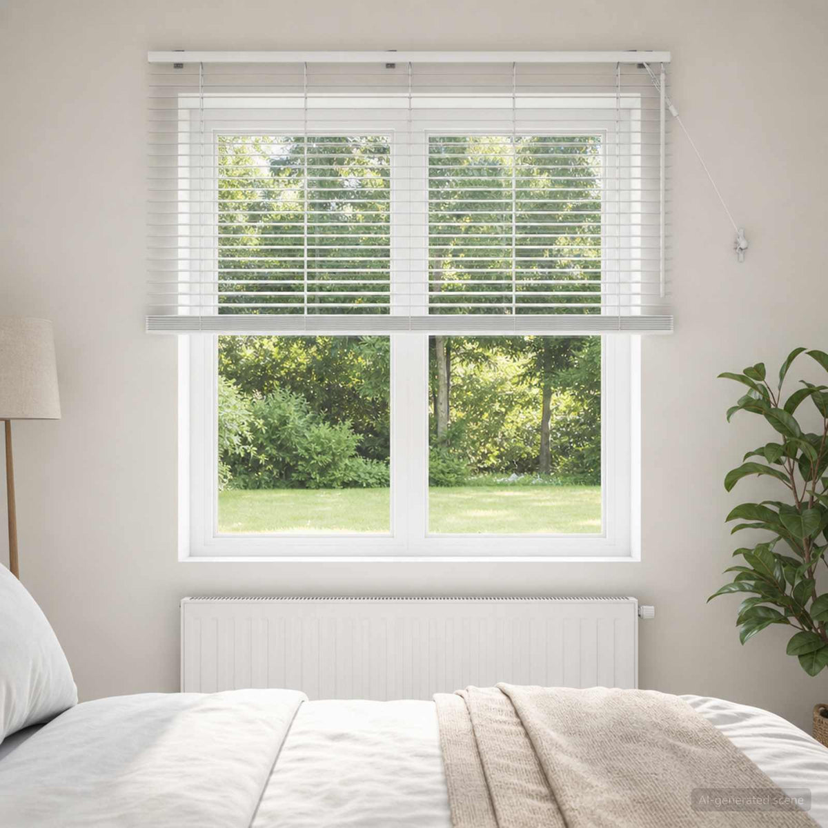 Vidaxl venetiaanse jaloezie wit 145 x 160 cm 35 mm