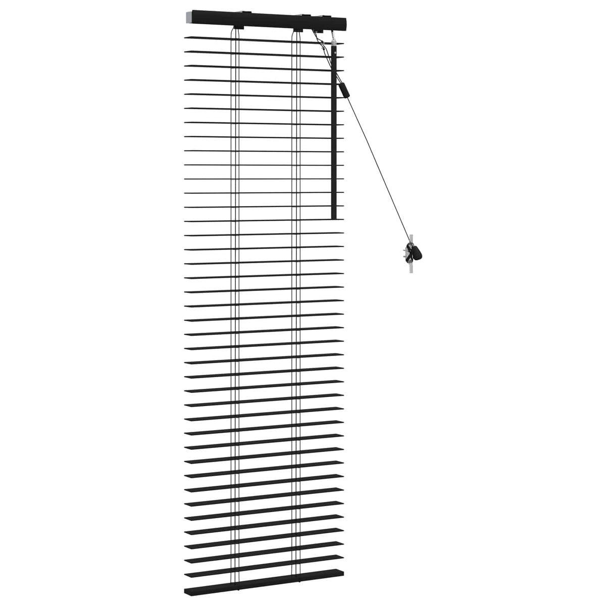 Vidaxl venetiaanse jaloezie zwart 45 x 130 cm 35 mm