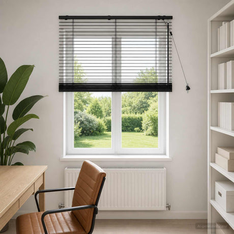 Vidaxl venetiaanse jaloezie zwart 100 x 160 cm 35 mm
