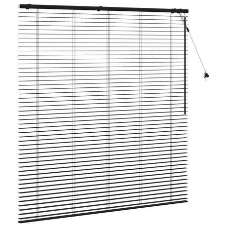 Vidaxl venetiaanse jaloezie zwart 150 x 160 cm 35 mm