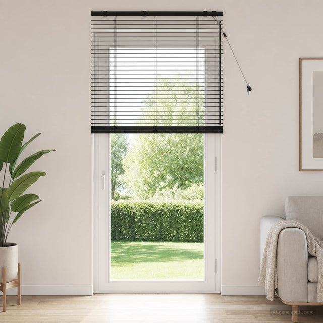 Vidaxl venetiaanse jaloezie zwart 70 x 250 cm 35 mm