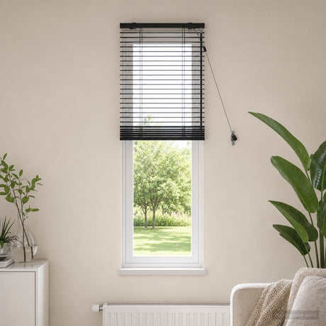 Vidaxl venetiaanse jaloezie donkerbruin 55 x 160 cm 35 mm