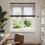 Vidaxl venetiaanse jaloezie donkerbruin 100 x 160 cm 35 mm