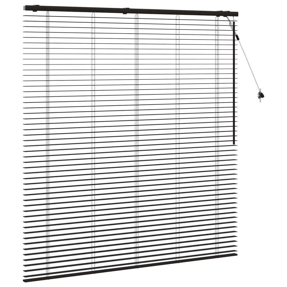 Vidaxl venetiaanse jaloezie donkerbruin 155 x 160 cm 35 mm