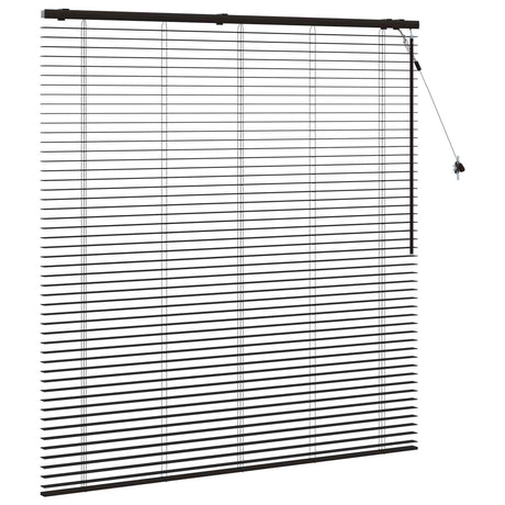 Vidaxl venetiaanse jaloezie donkerbruin 155 x 160 cm 35 mm