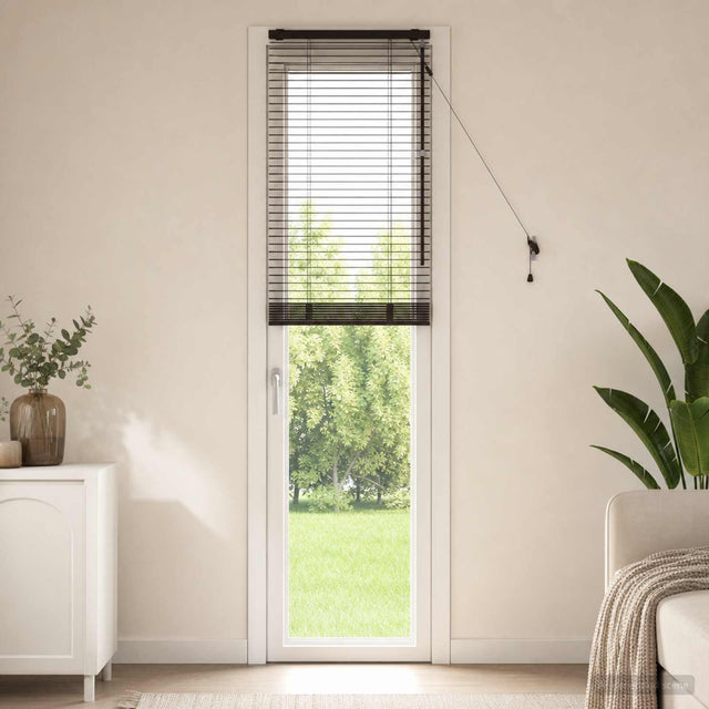 Vidaxl venetiaanse jaloezie donkerbruin 40 x 250 cm 35 mm