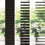 Vidaxl venetiaanse jaloezie donkerbruin 110 x 250 cm 35 mm