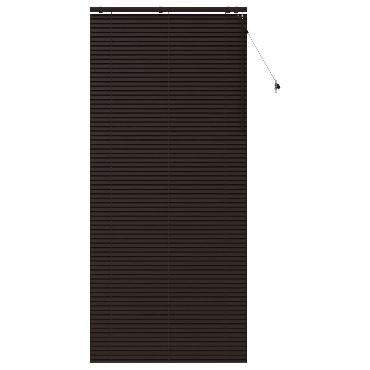 Vidaxl venetiaanse jaloezie donkerbruin 120 x 250 cm 35 mm