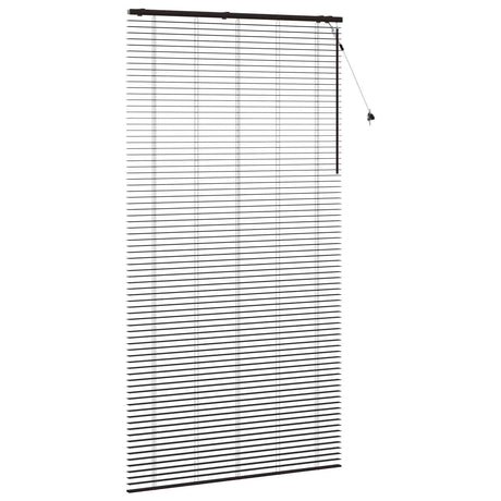 Vidaxl venetiaanse jaloezie donkerbruin 125 x 250 cm 35 mm