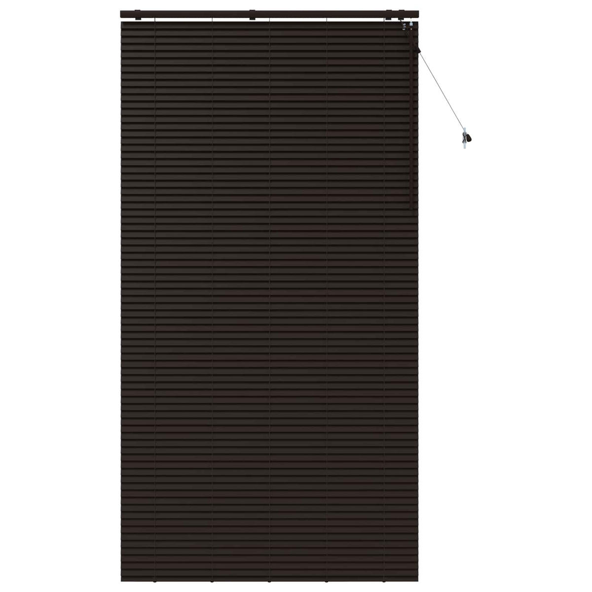 Vidaxl venetiaanse jaloezie donkerbruin 125 x 250 cm 35 mm