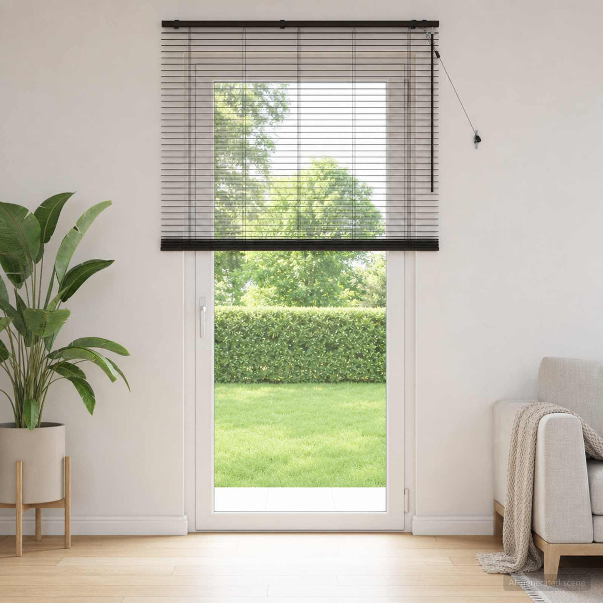 Vidaxl venetiaanse jaloezie donkerbruin 160 x 250 cm 35 mm