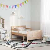 Vidaxl bedframe met uitschuifbaar matras bruin 80 x 200 cm