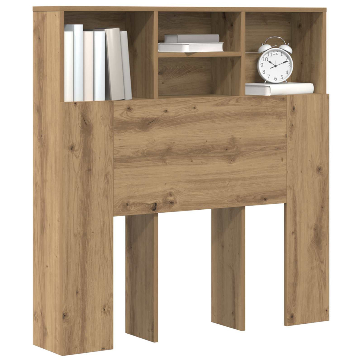 Vidaxl hoofdeinde kas artisan eiken bewerkt hout