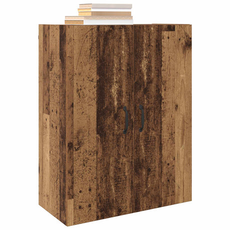 Vidaxl wandkast oudhout 69,5 x 34 x 90 cm bewerkt hout
