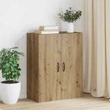 Vidaxl wandkast artisan eiken 69,5 x 34 x 90 cm bewerkt hout