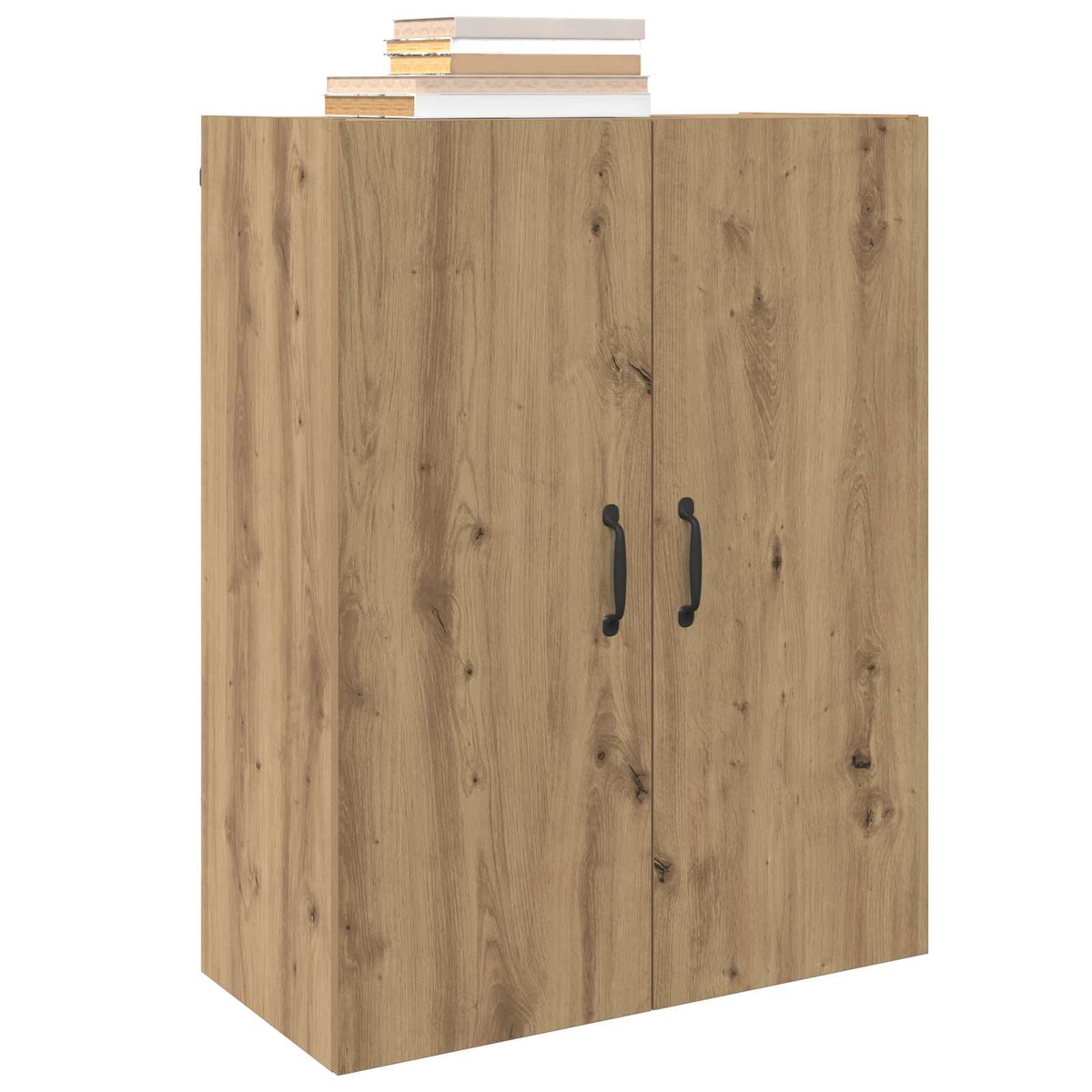 Vidaxl wandkast artisan eiken 69,5 x 34 x 90 cm bewerkt hout
