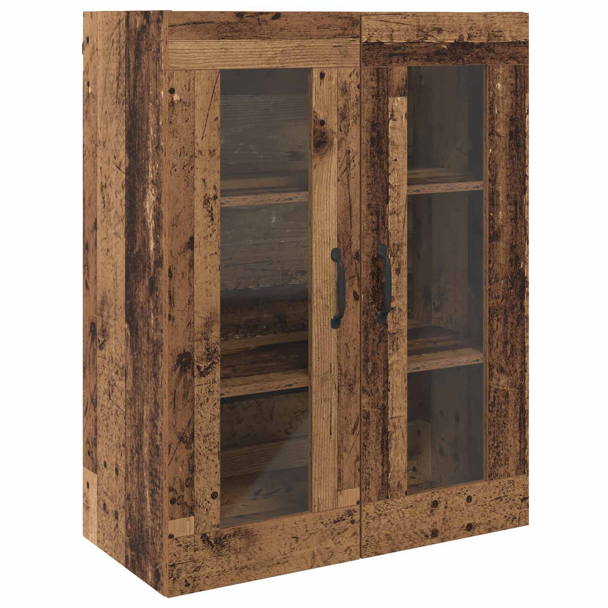 Vidaxl opbergkast wandgemonteerd oudhout 69,5 x 34 x 90 cm