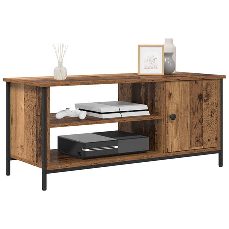 Vidaxl tv-kast 100 x 40 x 45 cm oud hout bewerkt hout