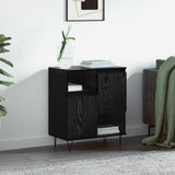 Vidaxl dressoir zwart eiken 60 x 35 x 70 cm