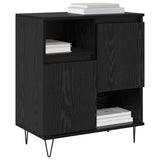 Vidaxl dressoir zwart eiken 60 x 35 x 70 cm