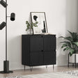 Vidaxl dressoir zwart eiken 60 x 35 x 70 cm