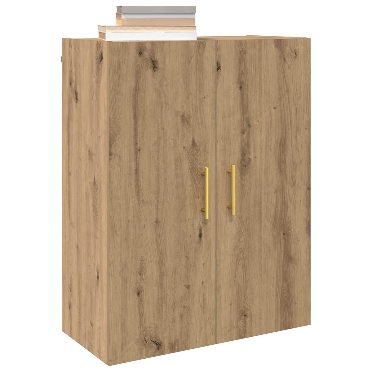 Vidaxl wandkast artisan eiken 69,5 x 34 x 90 cm bewerkt hout
