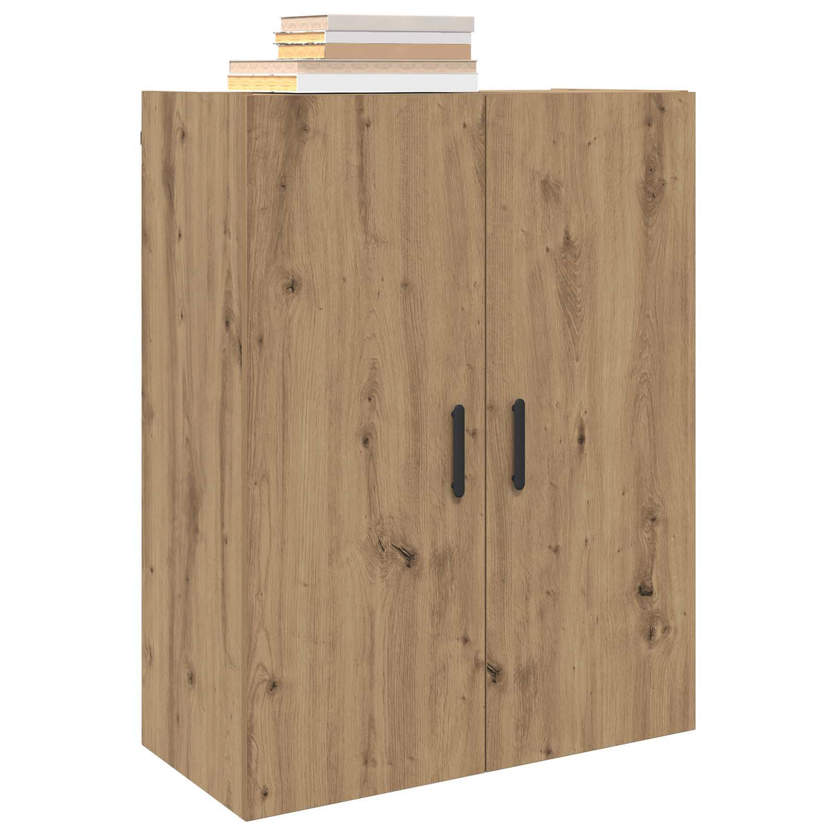 Vidaxl wandkast artisan eiken 69,5 x 34 x 90 cm bewerkt hout